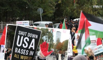 ABD heyeti Ankara’da protesto edildi