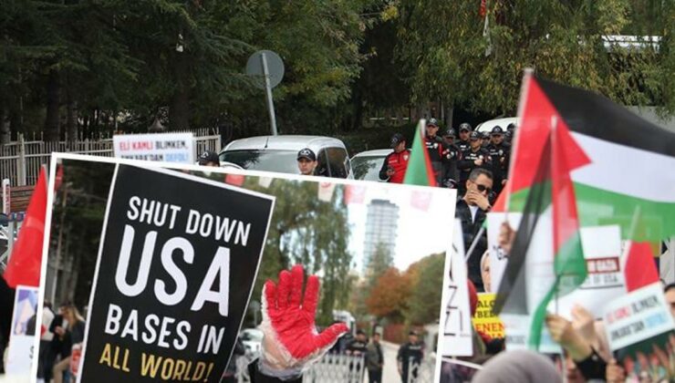 ABD heyeti Ankara’da protesto edildi