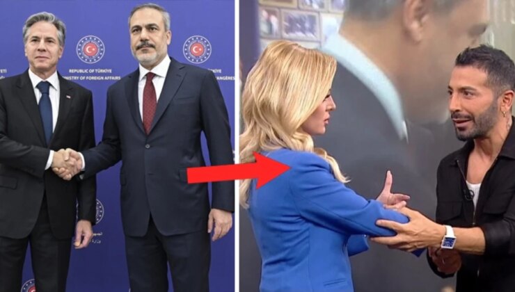 CNN Türk canlı yayınında ilginç anlar! Hakan Fidan ile Blinken’ın tokalaşmasından olay başka yerlere gitti