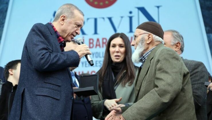 Cumhurbaşkanı Erdoğan Binali dedeye doğal gaz sözünü tuttu