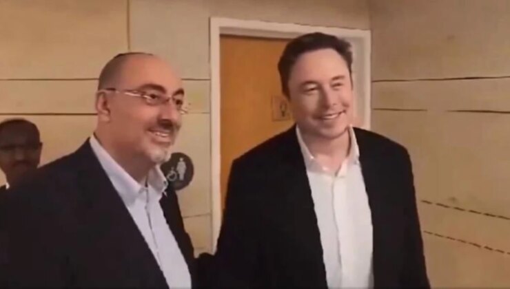 İsrail ziyaretinde ilginç anlar! Elon Musk, yanına gelen kişinin kim olduğunu öğrenince koşarak uzaklaştı