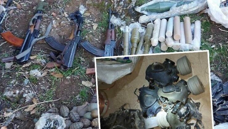 Milli Savunma Bakanlığı duyurdu… Teröristlere ait silah ve mühimmat ele geçirildi