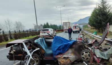 Trabzon’da feci kazada iki can kaybı
