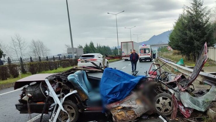 Trabzon’da feci kazada iki can kaybı