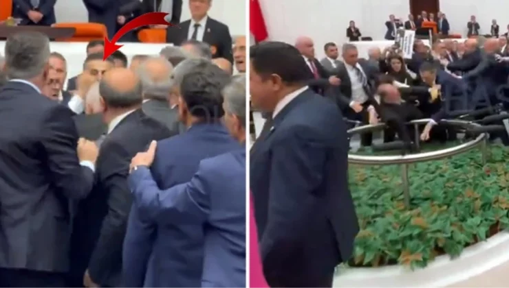 Meclis’te kayyum protestosu! AK Parti ve DEM’li milletvekilleri yumruk yumruğa kavga etti