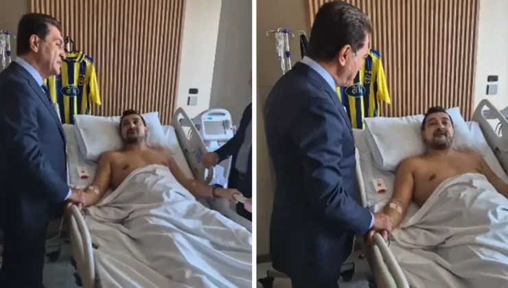 Mustafa Sarıgül, silahlı saldırıya uğrayan Serhat Akın’ı hastanede ziyaret etti