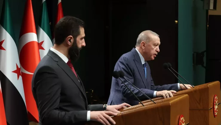 Cumhurbaşkanı Erdoğan’dan Ahmed Şara ile yaptığı görüşme sonrası net mesaj: Suriye’de teröre yer yok