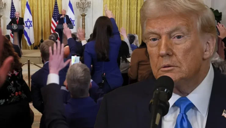 Gazze’yi işgal planını açıkladığı basın toplantısında Trump’ı dumura uğratan soru