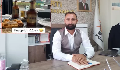AK Parti ilçe başkanından içkili paylaşım! Eleştirilere verdiği yanıt daha bomba